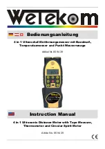 Preview for 2 page of Wetecom 85 94 39 Instruction Manual