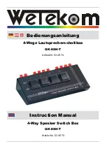 Preview for 2 page of Wetecom QK-8SH-T Instruction Manual