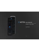 WeTek Pro Remote User Manual preview