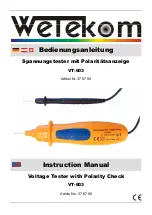 Предварительный просмотр 2 страницы Wetekom 376780 Instruction Manual