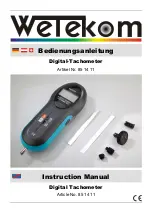 Wetekom 851411 Instruction Manual preview