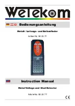 Предварительный просмотр 2 страницы Wetekom 92 23 77 Instruction Manual