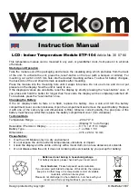 Preview for 3 page of Wetekom ETP-104 Instruction Manual