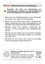 Preview for 3 page of Wetekom Tyre Pressure & Tread Depth Gauge Instruction Manual