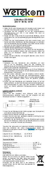 Предварительный просмотр 3 страницы Wetekom ZD-70DB Quick Start Manual