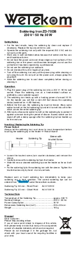 Предварительный просмотр 4 страницы Wetekom ZD-70DB Quick Start Manual