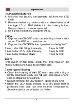 Предварительный просмотр 7 страницы Wetelux 5 W Cree LED Torch Instruction Manual