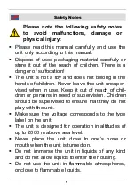 Preview for 5 page of Wetelux 89 93 12 Original Instructions Manual