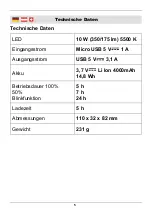 Preview for 9 page of Wetelux 92 26 92 Original Instructions Manual