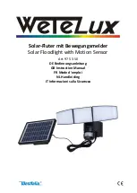 Wetelux 97 53 50 Instruction Manual preview