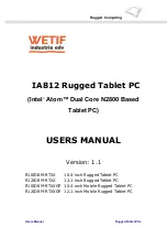 Preview for 1 page of Wetif IA812 User Manual