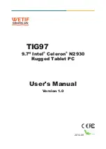 Wetif TIG97 User Manual preview