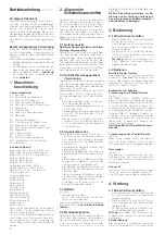 Preview for 2 page of Wetrok Duovac 18 Operating Instructions Manual