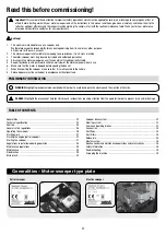 Предварительный просмотр 22 страницы Wetrok Speedmatic Tornado B Operating Instructions Manual