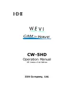 WEVI CW-5HD RX Operation Manual предпросмотр