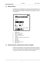 Предварительный просмотр 7 страницы Wexiodisk WD-100GR Installation And User Manual