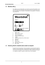 Preview for 7 page of Wexiodisk WD-11 Installation And User Manual