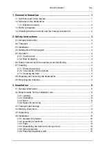 Preview for 3 page of Wexiodisk WD-59CT Installation And User Manual