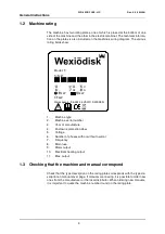 Preview for 7 page of Wexiodisk WD-90GR FLEX Installation And User Manual