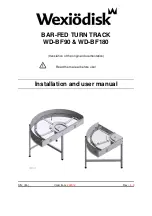 Preview for 1 page of Wexiodisk WD-BF180 Installation And User Manual