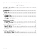 Preview for 3 page of Wexxar BEL 270 V.02 Operation & Service Manual