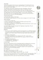 Preview for 2 page of WFCO ULTRA WF-8914 Lnstallation And Operation Manual