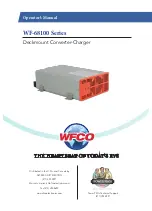WFCO WF-68100 Series Operator'S Manual preview