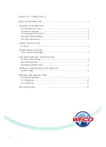 Preview for 2 page of WFCO WF-8855E Operator'S Manual