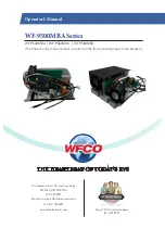 WFCO WF-9500MBA Series Operator'S Manual preview