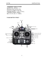 Предварительный просмотр 9 страницы Wfly WFT08 Instruction Manual