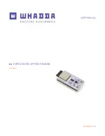 Whadda ESP32 User Manual предпросмотр