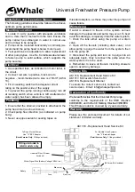 Whale AK1316 Installation And Operation Manual preview