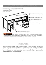 Preview for 2 page of Whalen Furniture Abington SPUS-ABTD Instruction Booklet