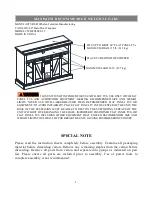 Preview for 2 page of Whalen 48" Barn Door Fireplace Instruction Manual