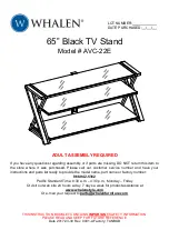 Whalen AVC-22E Instruction Booklet preview