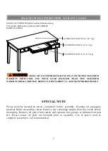 Предварительный просмотр 2 страницы Whalen Barkston Lane Desk SPLS-BKLD Instruction Booklet