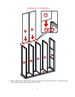 Предварительный просмотр 8 страницы Whalen Emily Full over Twin Loft Bunk Bed with Bookshelf Instruction Manual