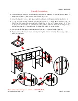 Предварительный просмотр 11 страницы Whalen Greenwich Computer Desk with Hutch Instruction Manual