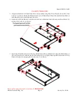 Предварительный просмотр 6 страницы Whalen Jasper Chrome & Glass Desk Instruction Manual