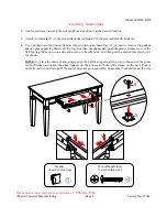 Предварительный просмотр 5 страницы Whalen Kendal Desk User Manual