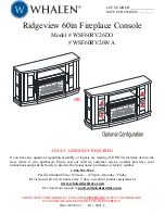 Preview for 1 page of Whalen WSF60RV26DO Instruction Booklet