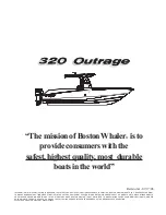 whaler 320 Outrage Owner'S Manual preview