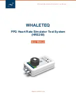 Preview for 1 page of WHALETEQ HRS200 User Manual