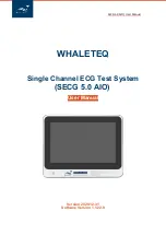 WHALETEQ SECG 5.0 AIO User Manual preview