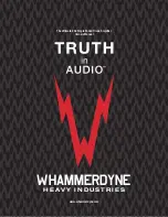 Whammerdyne Truth Owner'S Manual preview