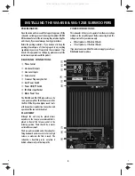 Preview for 9 page of Wharfedale Pro Achromatic WA-12SB Instruction Manual