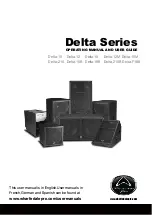 Wharfedale Pro Delta-10 Operating Manual And User Manual preview