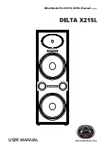 Wharfedale Pro DELTA X215L User Manual preview