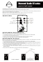 Preview for 1 page of Wharfedale Pro Diamond Studio BT Series Quick Start Manual