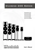 Wharfedale Pro Diamond210 User Manual preview